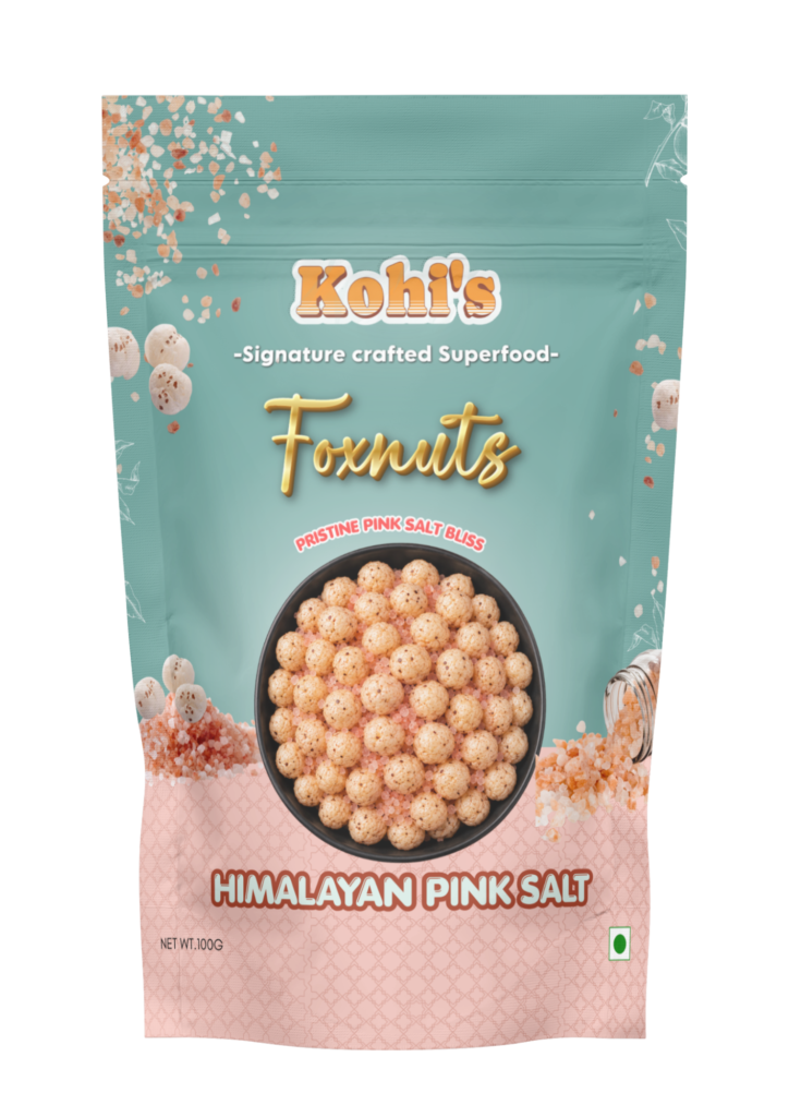 Himalayan pink salt makhana